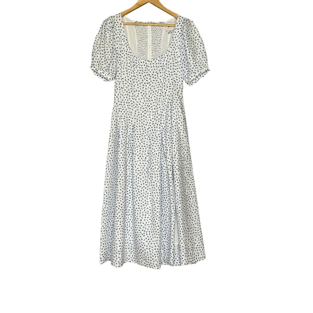 Reformation Coucou Hanna Linen Dress. Sz: 8 - Picture 3 of 14